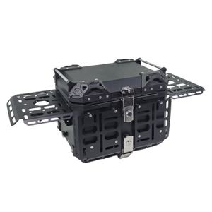 Caja Trasera Multifuncional Blindada <span class=keywords><strong>de</strong></span> Aleación <span class=keywords><strong>de</strong></span> Aluminio <span class=keywords><strong>de</strong></span> 45L 55L a Bajo <span class=keywords><strong>Precio</strong></span>, Caja Superior para Motocicleta, Scooter, Coche Eléctrico - Product Image 6