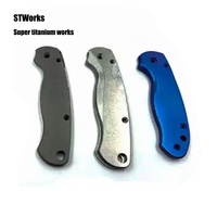 Cadres de couteau de poche personnalisés en usine, manches de couteau colorés, cadres de couteau CNC pour Para 3 Spyderco Benchmade Bugout 535