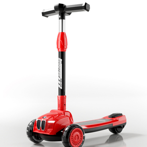 Trottinettes pliables à <span class=keywords><strong>3</strong></span> roues pour enfants, style très populaire, avec roues lumineuses LED et pédales musicales, pour garçons et filles de <span class=keywords><strong>3</strong></span> à 12 ans - Product Image 3
