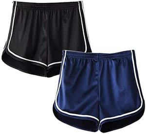 Short de planche solide brodé respirant en tissu éponge personnalisé pour femmes - Product Image 4