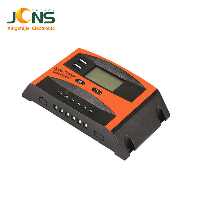 In Stock PWM Solar Controller 20A 30A 12V 24V USB Charge Discharge Safety Protection Universal for Solar Street Light PV Systems