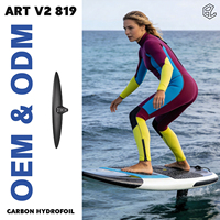 Aile avant en fibre de carbone Axis Hydrofoil Art V2 819, 647 cm², AR9.98, pour hydrofoil à pompe, personnalisable OEM ODM, vente en gros, Nouveauté 2026