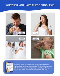 Private Label Einweg-Nasenstreifen Physikalische Erweiterung Anti-Schnarch-Gerät Schlafunterstützung Nasenpad OEM - Product Image 6
