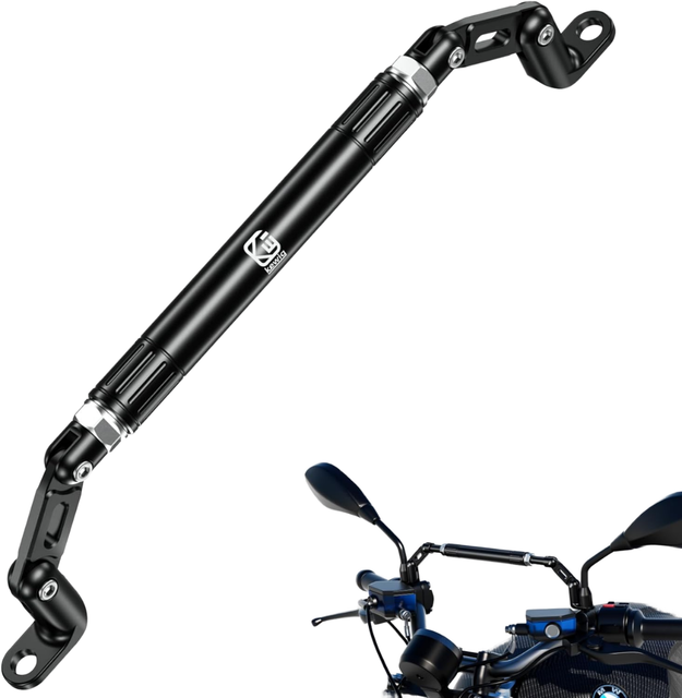 Kewig Custom CNC Aluminum Alloy Multi-functional Motorcycle Extension Bracket, Motorcycle Crossbar Extender Motorcycle Accessory