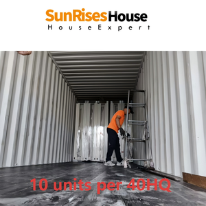 Складной стальной контейнерный дом 20 футов, ветроустойчивый, устойчивый к ржавчине - Product Image 2