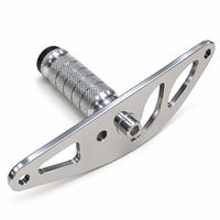 Support de pied gauche en alliage d'aluminium chromé HSKABIN pour vélo électrique Yozma IN10 / IN10 Pro E Moto Shift Lock