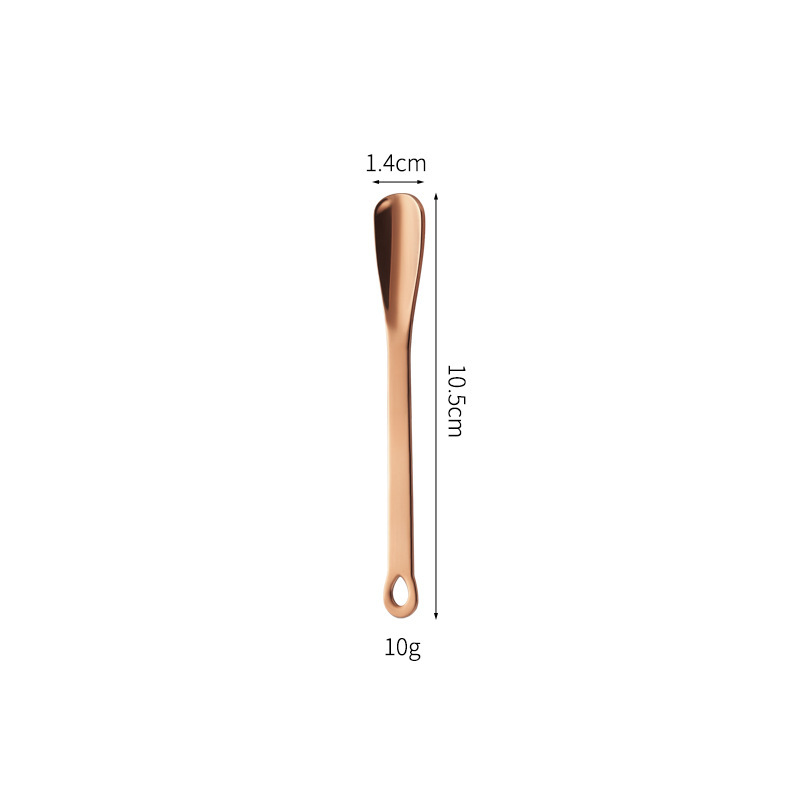 Cuillère en or rose-10cm