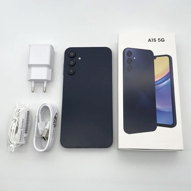 Wholesale Original Android US Version Used Smartphone for Am Sung A15 5G 128GB 6.6 Inch Unlocked Second Hand Cellphone