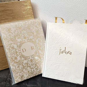 Cuaderno <span class=keywords><strong>de</strong></span> Papel Suelto con Diseño <span class=keywords><strong>de</strong></span> Moda, Cuaderno Platino <span class=keywords><strong>de</strong></span> Lujo Ligero, Marca <span class=keywords><strong>de</strong></span> Prestigio, Regalo Exquisito para el Día del Maestro, Edición Limitada - Product Image 2