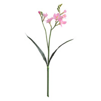 Bunga Hosta & Freesia Sutra Buatan Real-Touch Moisturizing Biru 60CM Gaya Cina Baru untuk Dekorasi Rumah & Pernikahan