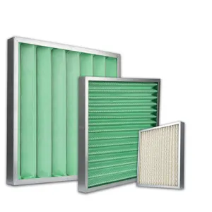 Customized furnace hvac aluminium cardboard g3g4 air filter activated carbon filter panel pleated air primary filter