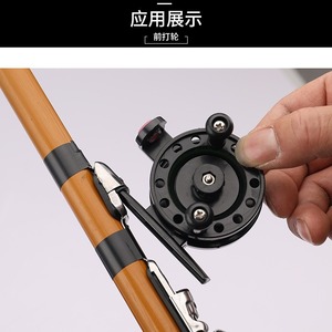 Moulinet de pêche en plastique Ztc308 à montage frontal pour la pêche en surfcasting et la pêche sur glace avec frein, idéal pour la pêche en mer et sur la plage - Product Image 4