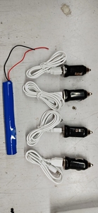 Lumière stroboscopique LED à montage magnétique alimentée par batterie rechargeable <span class=keywords><strong>portable</strong></span>, 4 ensembles dans un seul étui pour camion, tracteur, remorque - Product Image 5