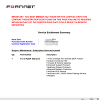En Existencia FC-10-F200F-950-02-12 F0RTINET FortiGate-200F Licencia de Protección Unificada Contra Amenazas (UTP) de 1 Año en Existencia Buen Precio