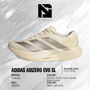 Adidas Wmns Evo Sl 'วันเดอร์ไวท์' รองเท้ากีฬาวิ่งสำหรับผู้หญิงสุดหรู รองเท้าผ้าใบดีไซเนอร์ - Product Image 6