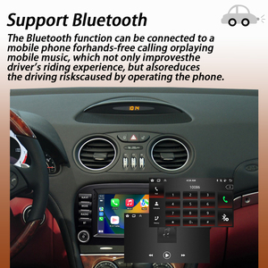 <span class=keywords><strong>Autoradio</strong></span> Android 15 LELV pour Benz SL <span class=keywords><strong>R230</strong></span> 2006-2011, 8 cœurs, 12+256 Go, CarPlay sans fil, Android Auto, 4G LTE, GPS, Lecteur multimédia - Product Image 5