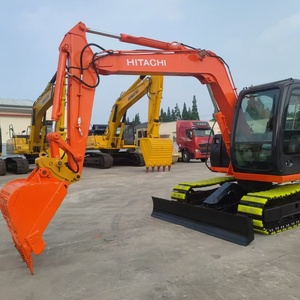 Excavadora sobre orugas japonesa de buena calidad original usada ZX70 ZX120 7ton peso operativo en Stock - Product Image 2