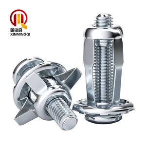 Tuerca Remachable Ciega de Acero Inoxidable con Cabeza Plana, Galvanizada y Niquelada, Tuerca de Expansión Metálica en Forma de Pétalo para Paredes Huecas y Revestimientos Metálicos - Product Image 1