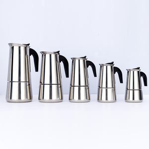 Venditori caldi 2025 450ml in acciaio inox classica macchina da caffè portatile fornelli caffettiera Espresso Moka Pot 2-9 tazze - Product Image 1