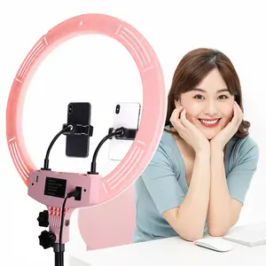 High Quality Pink 18 Inch Selfie Led Ring Lights 18in with Stand