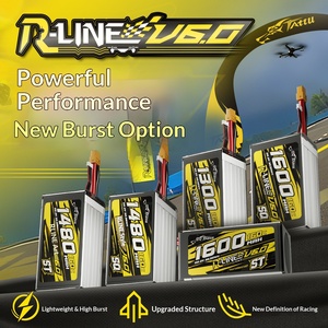 Batería LiPo TATTU V6.0 Gold Brick 1480mAh 1600mAh 1700mAh 160C 6S 22.2V XT60 para Dron de Carreras FPV - Product Image 2