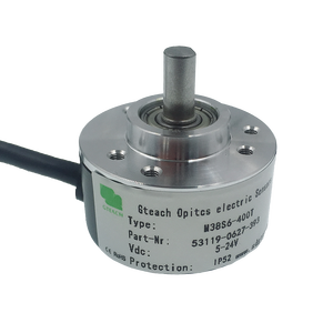 Bộ mã hóa quay siêu mỏng dày 20mm AB hai pha đường kính 600ppr 38mm trục 6mm - Product Image 4