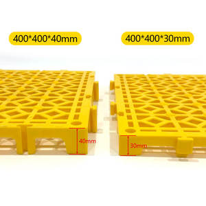 Rejilla de Suelo Entrelazada con Patrón de Diamante de 3.0 mm de Grosor, Baldosas Modulares Resistentes para Estacionamientos Comerciales y Mantenimiento de Vehículos - Product Image 2