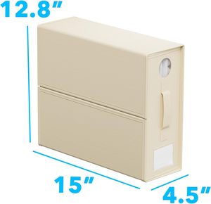 Lot de 4 boîtes de rangement en tissu personnalisées pour taies d'oreiller, organiseur de literie, organiseur pliable pour draps de lit et placards en lin - Product Image 4