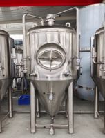 Fermenteur 500L de haute qualité 2026 avec trappe d'entrée supérieure en acier inoxydable 304, réservoir de fermentation de bière Unitank, système de brasserie professionnel