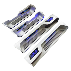 Pedana Posteriore in Lega di Alluminio con LED e Pedale di Benvenuto Stile VIP per Mercedes-Benz <span class=keywords><strong>Vito</strong></span> W447 <span class=keywords><strong>W639</strong></span> MPV - Product Image 2