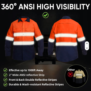 Uniforme <span class=keywords><strong>de</strong></span> Trabajo <span class=keywords><strong>de</strong></span> Alta Visibilidad con Logotipo Personalizado para Hombre, Ropa <span class=keywords><strong>de</strong></span> Trabajo <span class=keywords><strong>de</strong></span> Manga Larga, Ropa <span class=keywords><strong>de</strong></span> Seguridad Reflectante <span class=keywords><strong>de</strong></span> Alta Visibilidad - Product Image 3