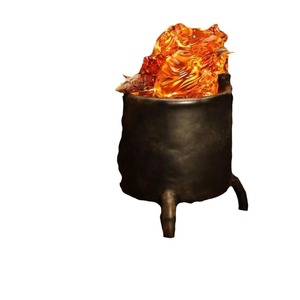 Lámpara Nocturna 3D de Resina con Diseño de Calcifer, Figuras Decorativas de <span class=keywords><strong>Anime</strong></span> - Product Image 6