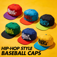 Gorras de Béisbol Hip-Hop 2026, Diseño de Logotipo Personalizado, Gorras de Béisbol para Hombre de Alta Calidad