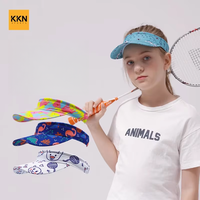 Chapeau de soleil personnalisable KKN pour enfants, réglable, respirant, à visière courte, idéal pour le sport, la randonnée et le vélo en extérieur