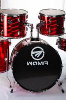 Hot Sale Double Pedal Drum Factory Price Wholesale Cheap 5PCS Professional Drum Set From China