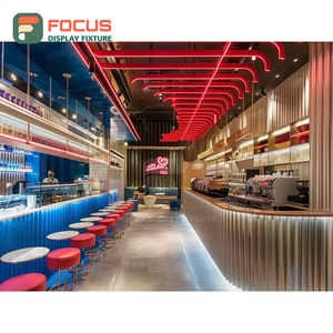 Custom Coffee Display <b>Rack</b> Mug Cup Shelf Black Walnut Store Product Display <b>Rack</b> - Product Image 3