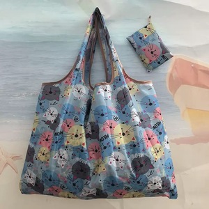 New Custom Logo Reusable Shopping <strong>Bag</strong> Supermarket Polyester <strong>Bag</strong> Portable <strong>Bag</strong> - Product Image 4