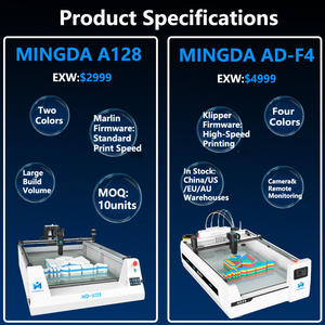 Impresora 3D Mingda AD-F4 de 4 Colores para Letras de Rótulos, Letras de Canal Publicitarias, Logotipos Acrílicos con Máquina de Curado UV - Product Image 2