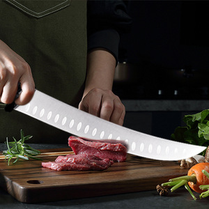 Cuchillo de Cocina de Acero Inoxidable de 10 Pulgadas para Chef, Carnicero, Desollar, Rebanar Carne y Frutas - Product Image 4