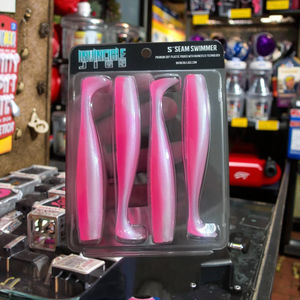 Leurre de pêche en plastique personnalisé de 40 g, appât dur avec emballage en blister en forme de coquille de palourde verni en relief, emballage jetable avec fenêtre - Product Image 3