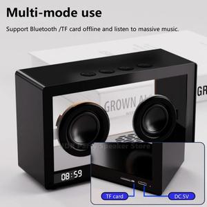 M9 trong suốt RGB LED ánh sáng BT 5.1 Loa âm nhạc rảnh tay di động bên Bass Hifi không dây Bluetooth loa <span class=keywords><strong>TF</strong></span> Máy nghe nhạc thẻ - Product Image 2