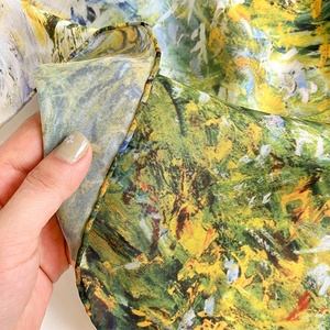 Printemps nouvelle <span class=keywords><strong>peinture</strong></span> à l'huile conception grand carré hijab écharpe femme <span class=keywords><strong>littérature</strong></span> et art rétro écharpe à <span class=keywords><strong>la</strong></span> main vintage châle foulard en soie - Product Image 6
