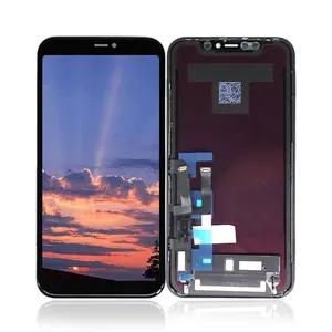 适用于iphone X RJ XR Ori的iphone XS Max Oled质量Lcd 11 Pro Max HD适用于苹果iphone XR Lcd屏幕黑色