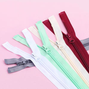 <span class=keywords><strong>Fermeture</strong></span> à glissière en nylon épaississante écologique à extrémité ouverte 5 # <span class=keywords><strong>pour</strong></span> vestes accessoires de vêtement colorés - Product Image 2