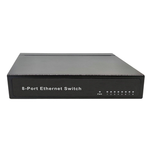 Commutateur réseau 8 ports <span class=keywords><strong>RJ45</strong></span> <span class=keywords><strong>10</strong></span>/100/1000 Mbps à prix d'usine, boîtier métallique, commutateur Ethernet <span class=keywords><strong>de</strong></span> bureau, QoS, capacité 12G, Full-Duplex - Product Image 2