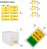 Nueva Caja de Plástico para la Cría de Abejas Reinas, Herramienta de Apicultura