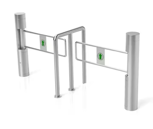 Nueva Puerta de Entrada Automática de Venta Directa, Barrera Abatible Peatonal de Acero Inoxidable con Motor Sin Escobillas y Anti-Colisión Trasera - Product Image 4