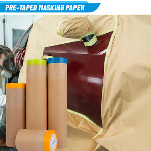 شريط تغطية بلاستيكي ناعم عالي الجودة من UJANG للرسامين، شريط تغطية مسبق اللصق للحماية أثناء الطلاء - Product Image 6