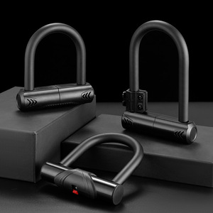 Candado en U para bicicleta, candado de seguridad antirrobo de aleación de acero para bicicleta eléctrica, equipo de ciclismo, modelo CB 11007 de 1000g - Product Image 1