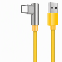 Câble de charge rapide USB A en forme de L à 90 degrés 120W, charge turbo 6A, câble de données Type C pour téléphone portable, ordinateur portable et tablette
